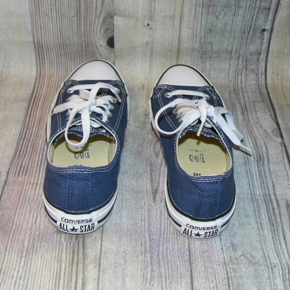 CONVERSE Chuck Taylor All Star OX Navy Blue Sneakers Womens Size 8.5 - Picture 5 of 7